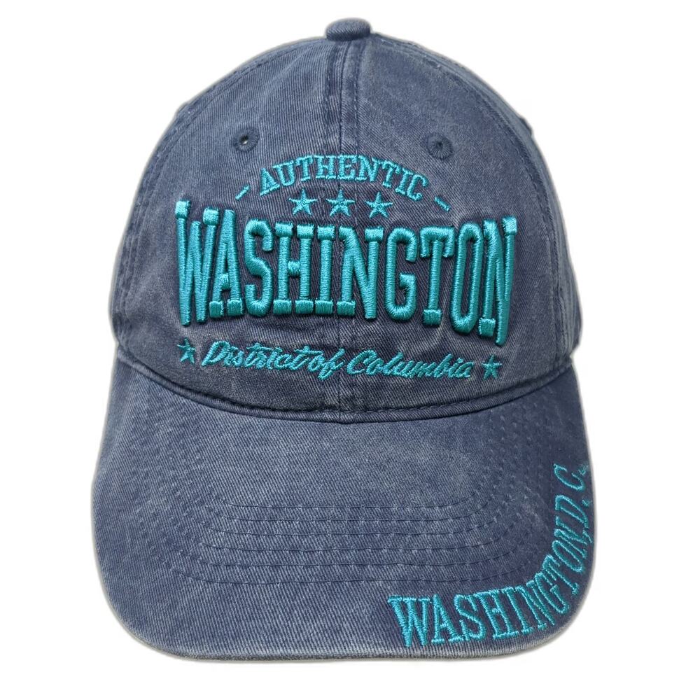 DC One Wholesale Baseball Cap Blue One Size Washington District of Columbia Hat